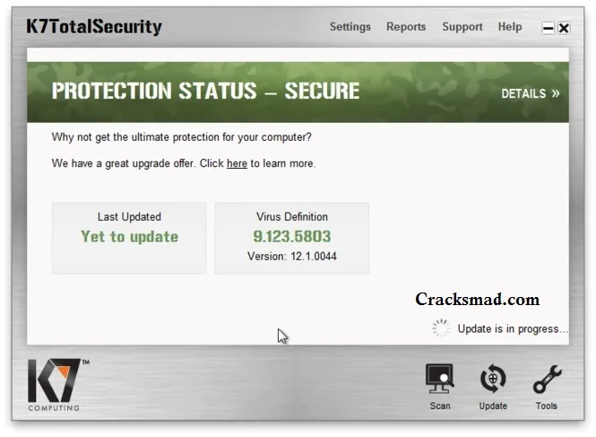 K7 Total Security 16.0.0833 Crack + Activation Key 2023